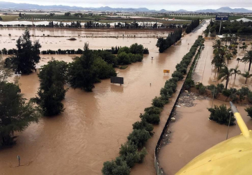 Inundaciones en Murcia, Alicante, Valencia y Granada