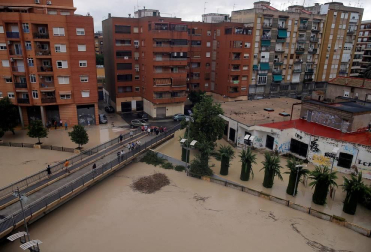 Inundaciones en Murcia, Alicante, Valencia y Granada