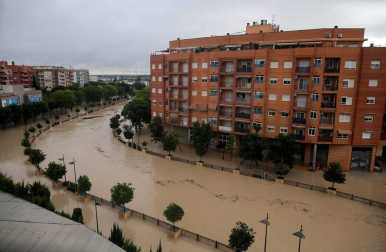 Inundaciones en Murcia, Alicante, Valencia y Granada