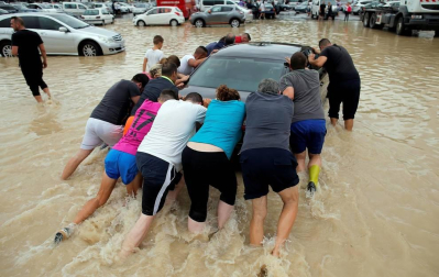 Inundaciones en Murcia, Alicante, Valencia y Granada