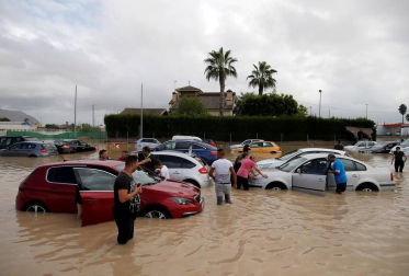 Inundaciones en Murcia, Alicante, Valencia y Granada