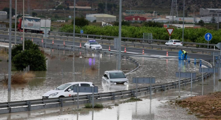 Inundaciones en Murcia, Alicante, Valencia y Granada