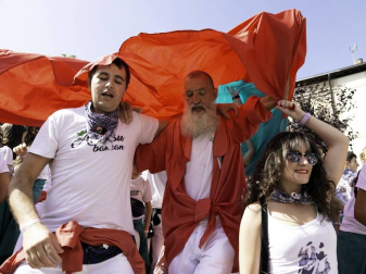 Fotos del cohete de fiestas de Alsasua 2019
