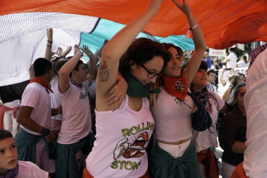 Fotos del cohete de fiestas de Alsasua 2019