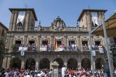 fotos del cohete de fiestas de Viana
