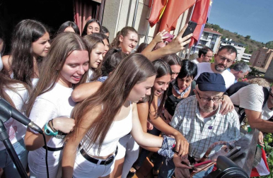 Foto del cohete de fiestas de Huarte del 14 de septiembre