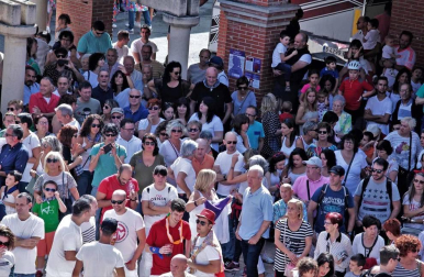 Foto del cohete de fiestas de Huarte del 14 de septiembre