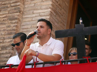 Todas las fotos del cohete de fiestas de Villafranca.