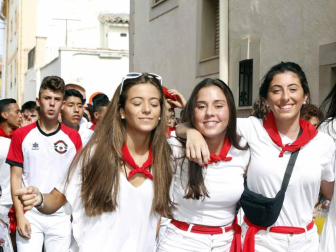 Todas las fotos del cohete de fiestas de Villafranca.