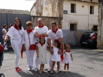 Todas las fotos del cohete de fiestas de Villafranca.