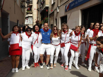 Todas las fotos del cohete de fiestas de Villafranca.