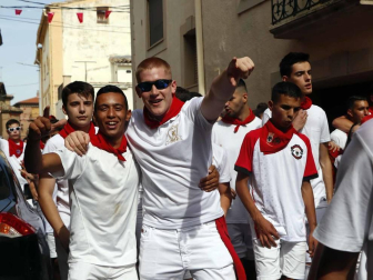 Todas las fotos del cohete de fiestas de Villafranca.