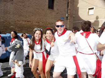 Todas las fotos del cohete de fiestas de Villafranca.