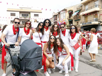 Todas las fotos del cohete de fiestas de Villafranca.