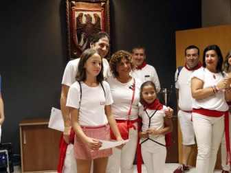 Todas las fotos del cohete de fiestas de Villafranca.