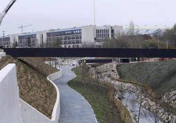 Río Sadar, en Pamplona