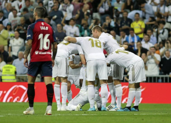 Encuentro de la Jornada 6 de LaLiga Santander 2019-2020 disputado en el estadio Santiago Bernabéu. Los locales vencieron con goles de Vinicius Jr. y Rodrygo.