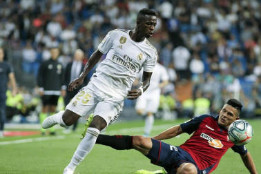 Encuentro de la Jornada 6 de LaLiga Santander 2019-2020 disputado en el estadio Santiago Bernabéu. Los locales vencieron con goles de Vinicius Jr. y Rodrygo.