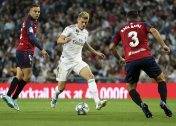 Encuentro de la Jornada 6 de LaLiga Santander 2019-2020 disputado en el estadio Santiago Bernabéu. Los locales vencieron con goles de Vinicius Jr. y Rodrygo.