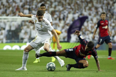 Encuentro de la Jornada 6 de LaLiga Santander 2019-2020 disputado en el estadio Santiago Bernabéu. Los locales vencieron con goles de Vinicius Jr. y Rodrygo.