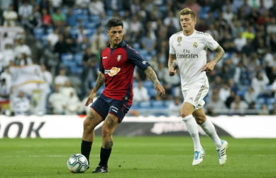 Encuentro de la Jornada 6 de LaLiga Santander 2019-2020 disputado en el estadio Santiago Bernabéu. Los locales vencieron con goles de Vinicius Jr. y Rodrygo.