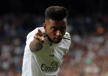 Encuentro de la Jornada 6 de LaLiga Santander 2019-2020 disputado en el estadio Santiago Bernabéu. Los locales vencieron con goles de Vinicius Jr. y Rodrygo.