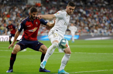 Encuentro de la Jornada 6 de LaLiga Santander 2019-2020 disputado en el estadio Santiago Bernabéu. Los locales vencieron con goles de Vinicius Jr. y Rodrygo.