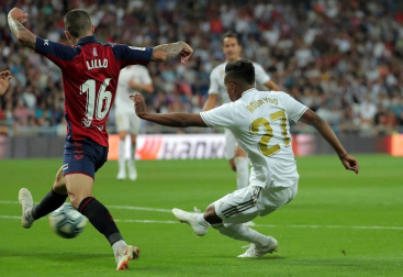 Encuentro de la Jornada 6 de LaLiga Santander 2019-2020 disputado en el estadio Santiago Bernabéu. Los locales vencieron con goles de Vinicius Jr. y Rodrygo.