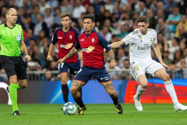 Encuentro de la Jornada 6 de LaLiga Santander 2019-2020 disputado en el estadio Santiago Bernabéu. Los locales vencieron con goles de Vinicius Jr. y Rodrygo.