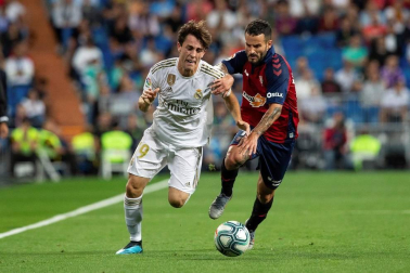 Encuentro de la Jornada 6 de LaLiga Santander 2019-2020 disputado en el estadio Santiago Bernabéu.