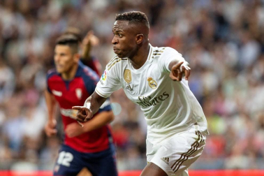 Encuentro de la Jornada 6 de LaLiga Santander 2019-2020 disputado en el estadio Santiago Bernabéu.