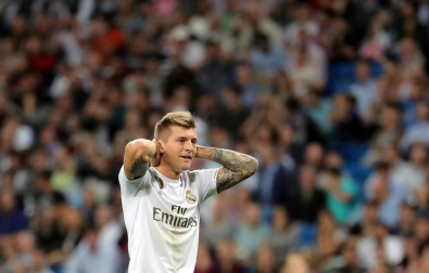 Encuentro de la Jornada 6 de LaLiga Santander 2019-2020 disputado en el estadio Santiago Bernabéu.