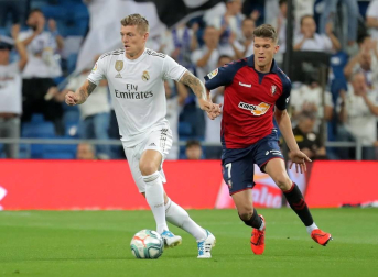 Encuentro de la Jornada 6 de LaLiga Santander 2019-2020 disputado en el estadio Santiago Bernabéu.