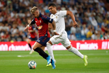 Encuentro de la Jornada 6 de LaLiga Santander 2019-2020 disputado en el estadio Santiago Bernabéu.