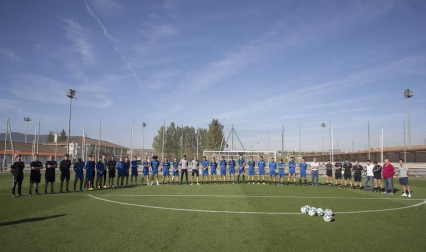 La plantilla de Osasuna ha tenido un emotivo recuerdo con el periodista pamplonés recientemente fallecido