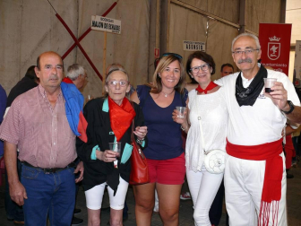 Fotos de la celebración de la XXXVI Muestra de Vinos en fiestas de Corella, que reunió a 27 bodegas de la Denominación de Origen Navarra.