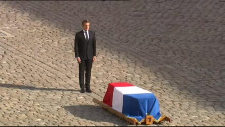 Honores militares para Jacques Chirac