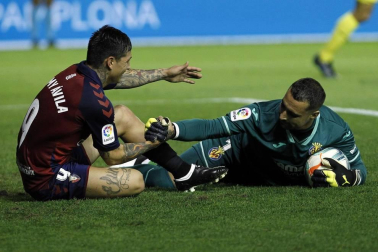 Imágenes del partido disputado este sábado en El Sadar.