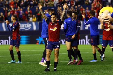 Imágenes del partido disputado este sábado en El Sadar.