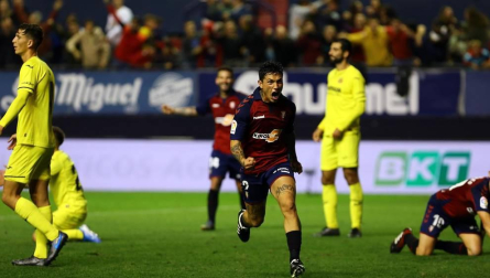 Imágenes del partido disputado este sábado en El Sadar.