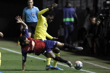 Imágenes del partido disputado este sábado en El Sadar.