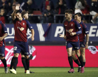 Imágenes del partido disputado este sábado en El Sadar.