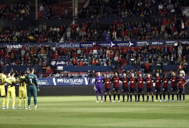 Imágenes del partido disputado este sábado en El Sadar.