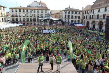 Todas las fotos de la IV Marcha contra el Cáncer de la Ribera celebrada este domingo en la capital ribera