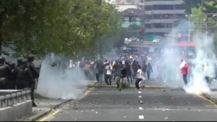 Se recrudecen las protestas contra los recortes económicos en Ecuador