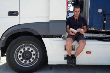 Fotos del día a día de un camionero.