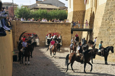 La localidad navarra acogió la feria del caballo este sábado 12 de octubre.