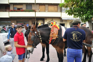 La localidad navarra acogió la feria del caballo este sábado 12 de octubre.