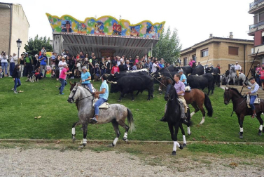 La localidad navarra acogió la feria del caballo este sábado 12 de octubre.