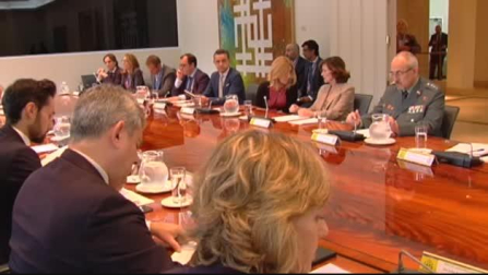 Sánchez preside la reunión del comité de coordinación de la situación en Cataluña